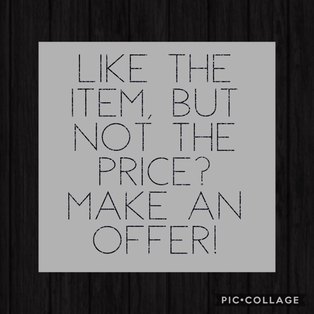 I will gladly accept reasonable offers!! :)